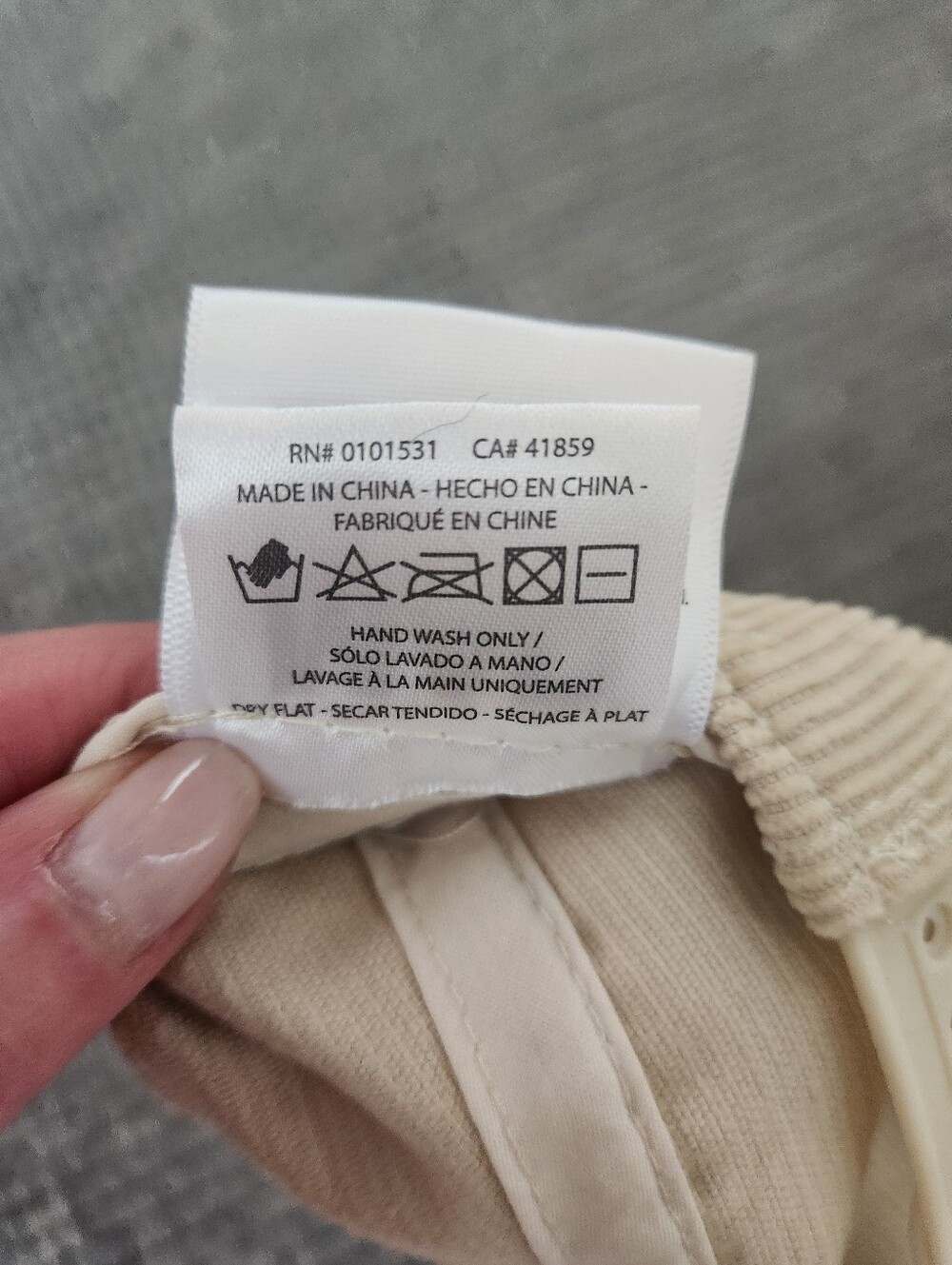 Coors Corduroy Snap Back Baseball Cap in Beige with Red Logo, Like New - Picture 6 of 8
